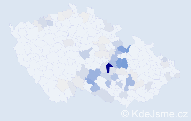 Příjmení: 'Kalášková', počet výskytů 210 v celé ČR