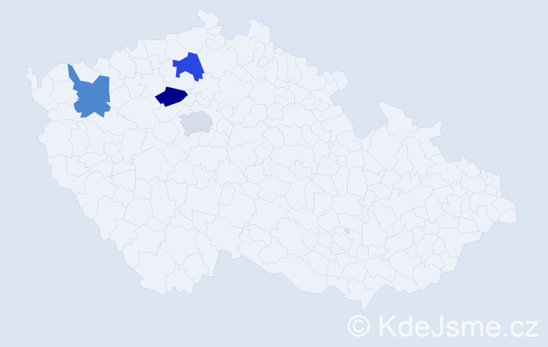 Příjmení: 'Kozachenko', počet výskytů 4 v celé ČR