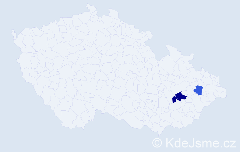 Příjmení: 'Piekutowská', počet výskytů 8 v celé ČR