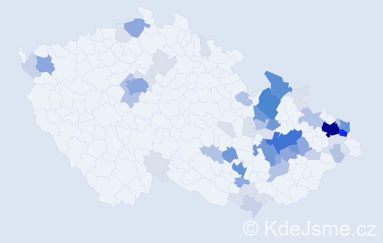 Příjmení: 'Domes', počet výskytů 215 v celé ČR