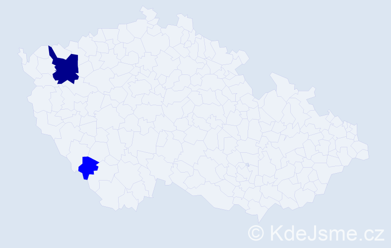 Příjmení: 'Levanská', počet výskytů 12 v celé ČR