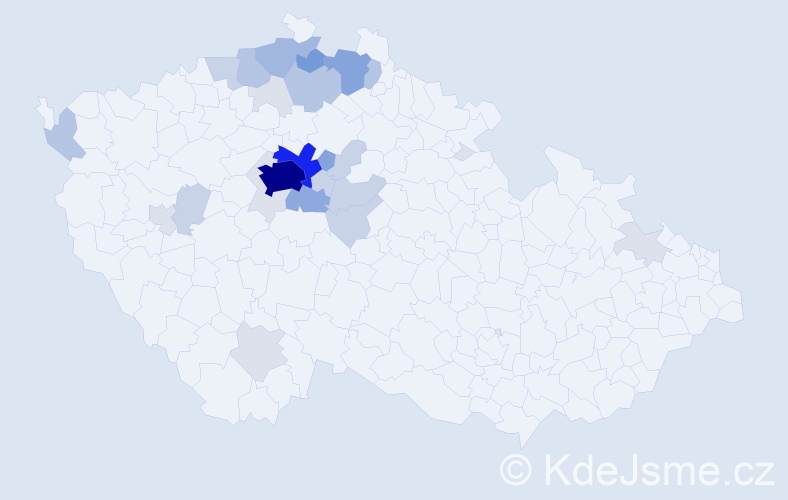 Příjmení: 'Manhart', počet výskytů 106 v celé ČR