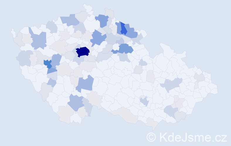Příjmení: 'Kordová', počet výskytů 377 v celé ČR