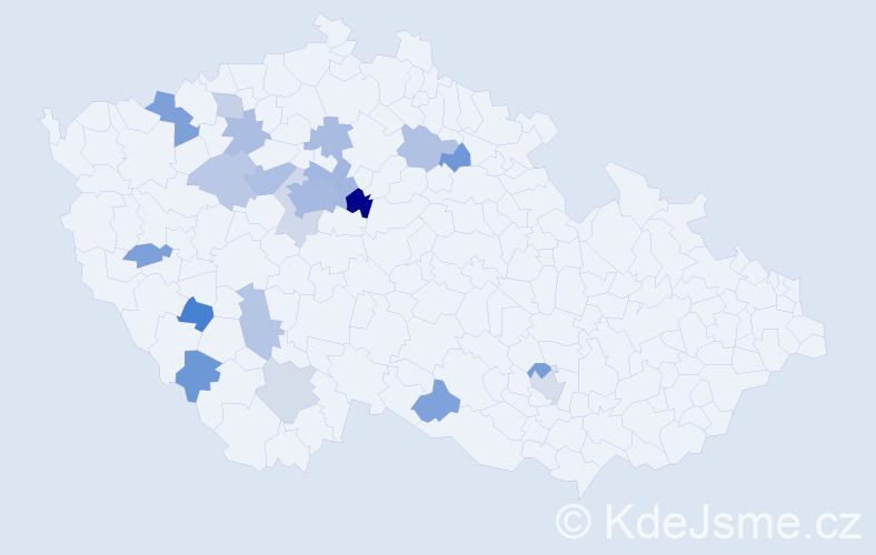 Příjmení: 'Lenská', počet výskytů 41 v celé ČR