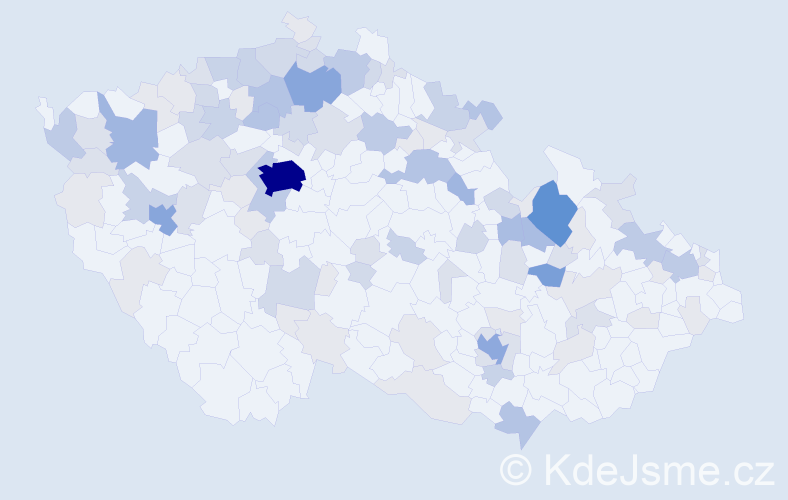 Příjmení: 'Vogel', počet výskytů 328 v celé ČR