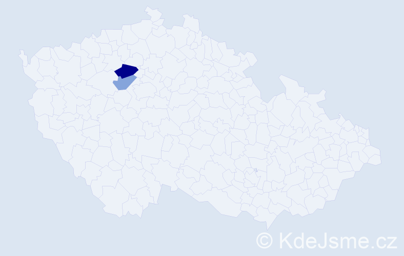 Příjmení: 'Rutynová', počet výskytů 11 v celé ČR