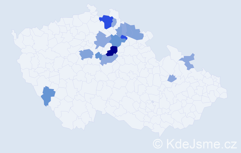 Příjmení: 'Landfeld', počet výskytů 41 v celé ČR