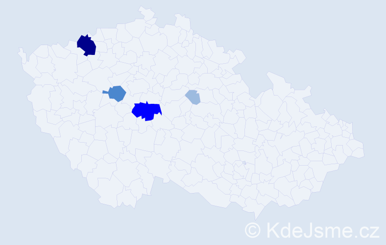Příjmení: 'Gasperotti', počet výskytů 10 v celé ČR