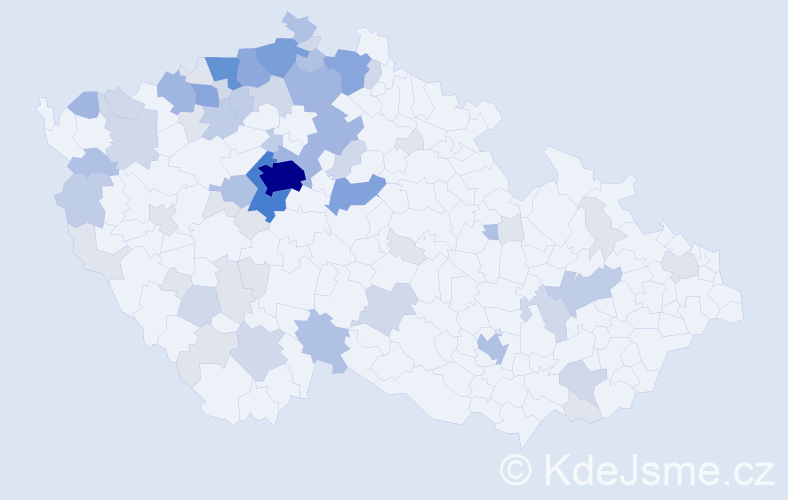 Příjmení: 'Arnoldová', počet výskytů 204 v celé ČR