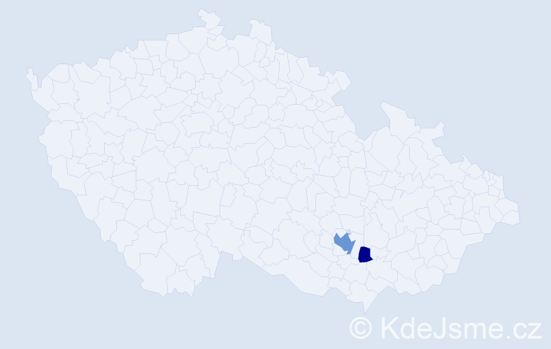 Příjmení: 'Neufeld', počet výskytů 10 v celé ČR