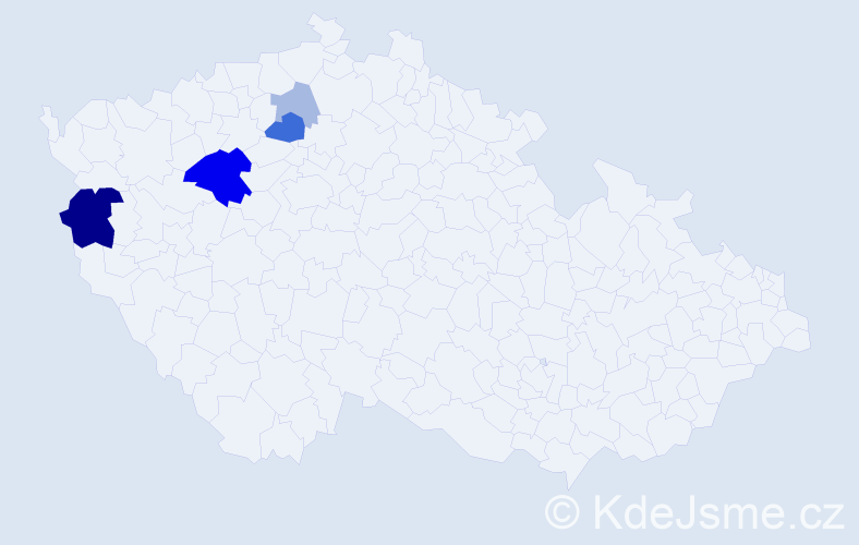 Příjmení: 'Micura', počet výskytů 12 v celé ČR