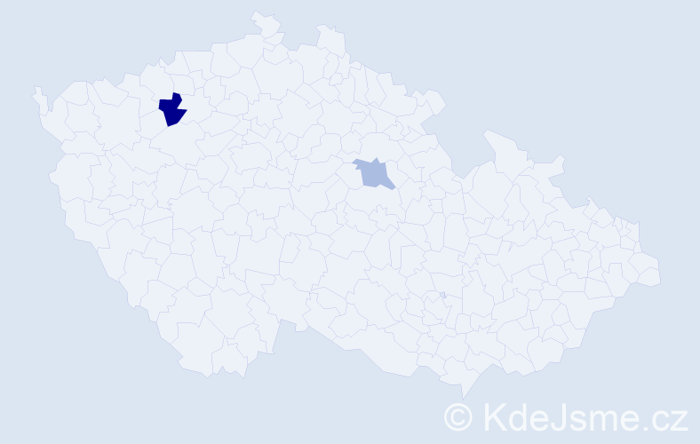 Příjmení: 'Kawashima', počet výskytů 3 v celé ČR