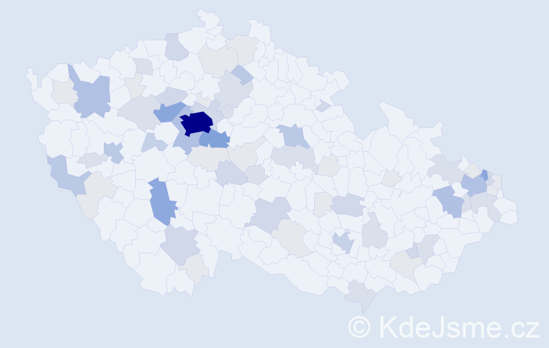 Příjmení: 'Černická', počet výskytů 218 v celé ČR