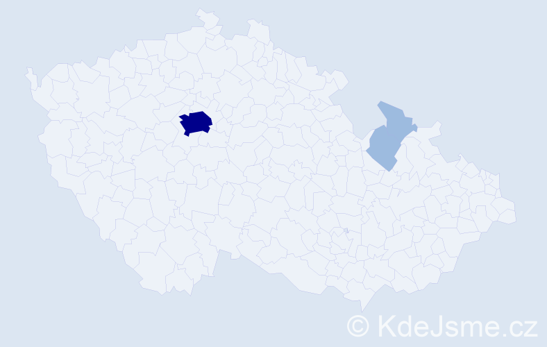 Příjmení: 'Tetliaková', počet výskytů 6 v celé ČR
