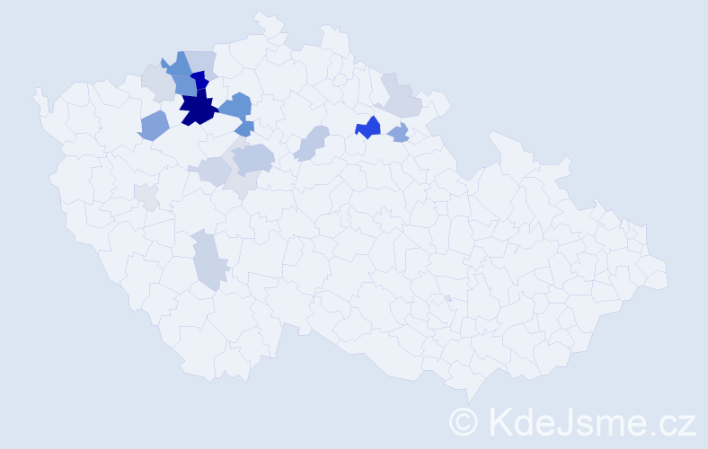 Příjmení: 'Laurichová', počet výskytů 63 v celé ČR