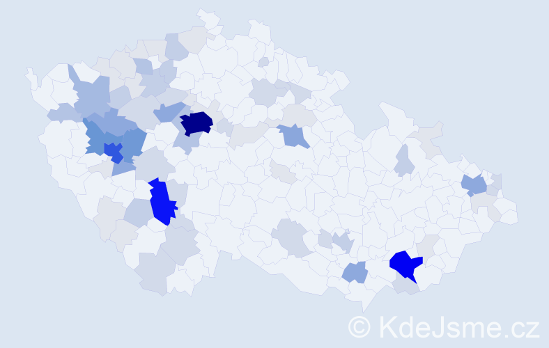 Příjmení: 'Lopata', počet výskytů 254 v celé ČR