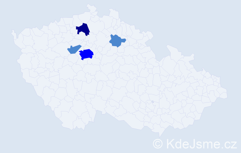 Příjmení: 'Libjak', počet výskytů 7 v celé ČR