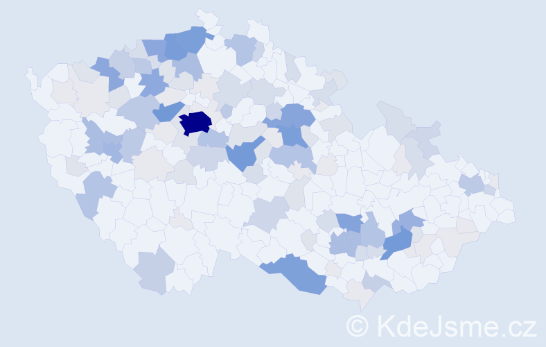 Příjmení: 'Podaná', počet výskytů 479 v celé ČR