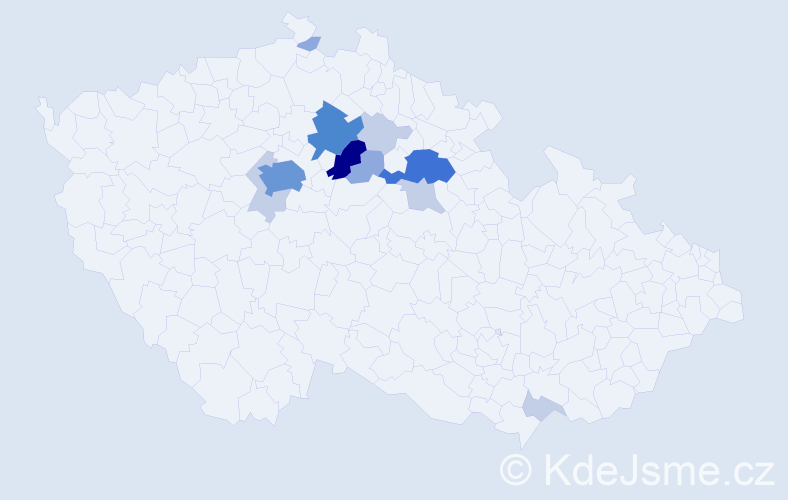 Příjmení: 'Matyásko', počet výskytů 34 v celé ČR
