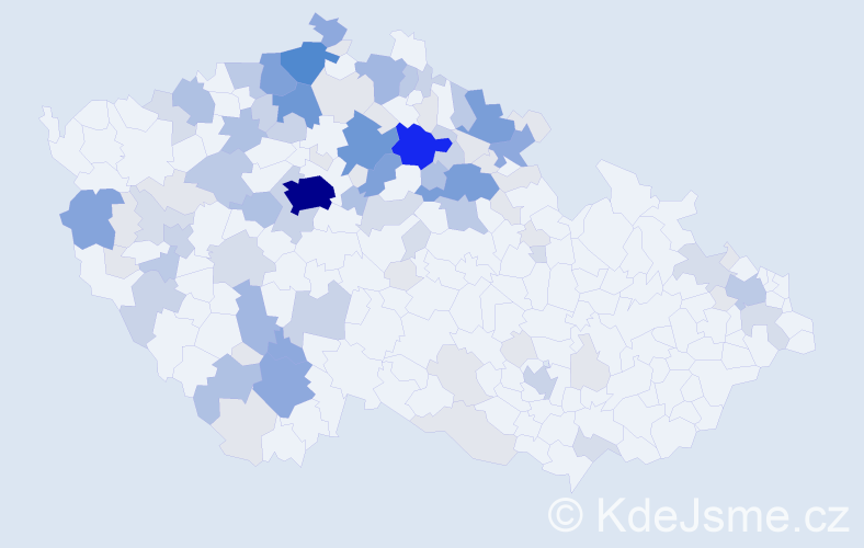Příjmení: 'Záveská', počet výskytů 330 v celé ČR