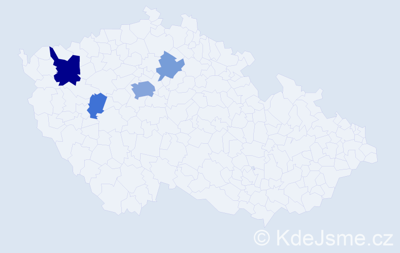 Příjmení: 'Usov', počet výskytů 11 v celé ČR