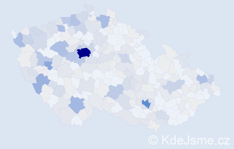 Příjmení: 'Mayer', počet výskytů 965 v celé ČR