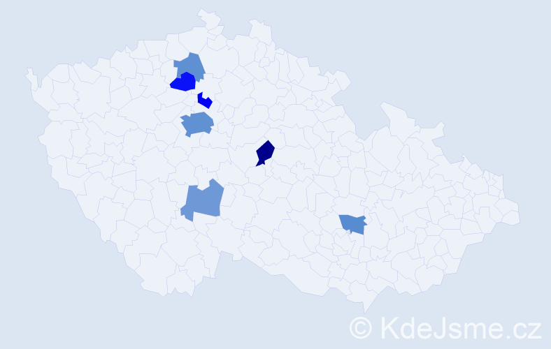 Příjmení: 'Shyyan', počet výskytů 17 v celé ČR
