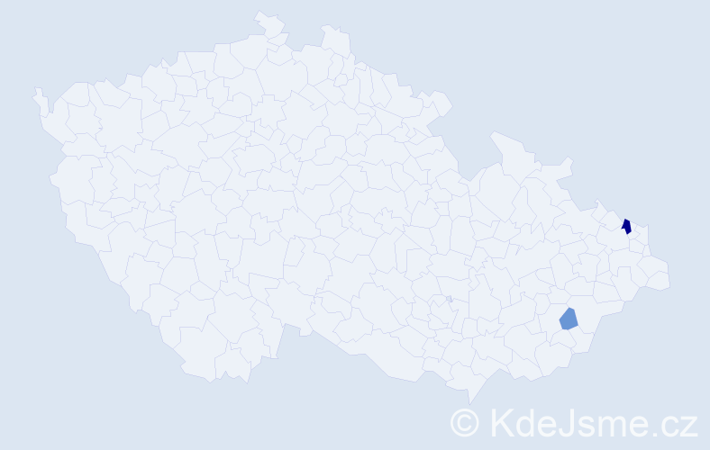 Příjmení: 'Lenczyková', počet výskytů 6 v celé ČR