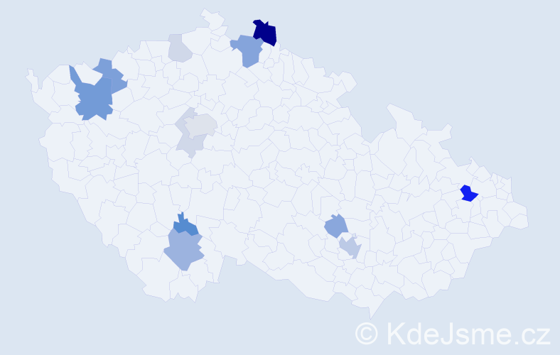 Příjmení: 'Luprich', počet výskytů 32 v celé ČR
