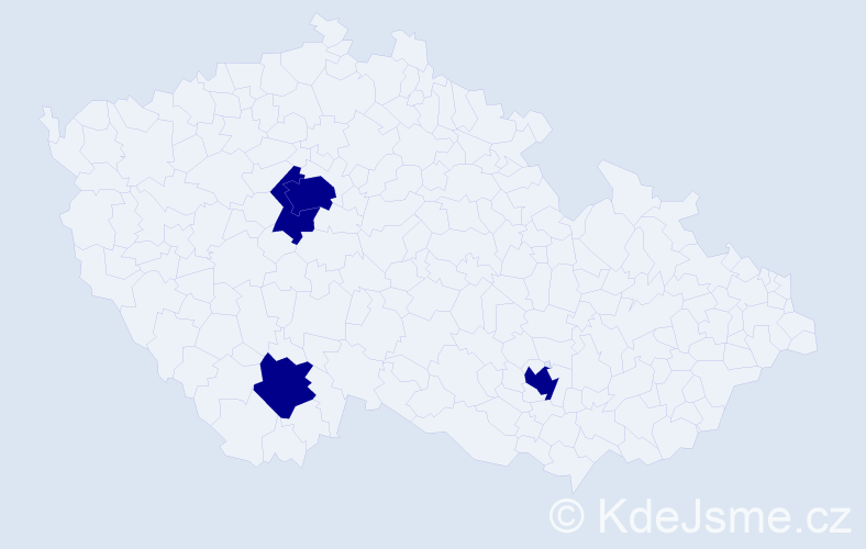 Příjmení: 'Kutash', počet výskytů 4 v celé ČR