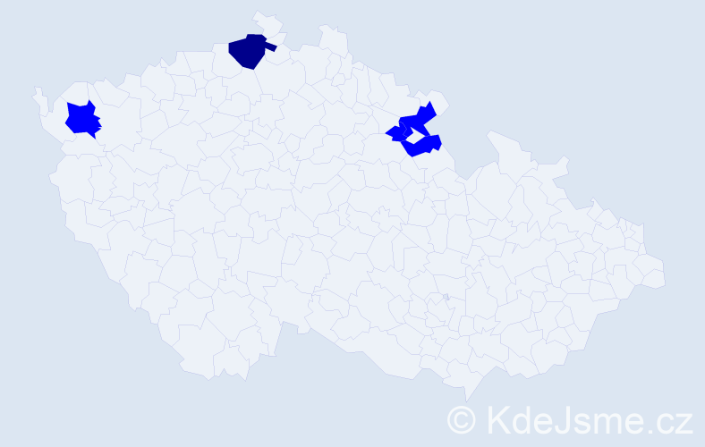 Příjmení: 'Retzerová', počet výskytů 6 v celé ČR