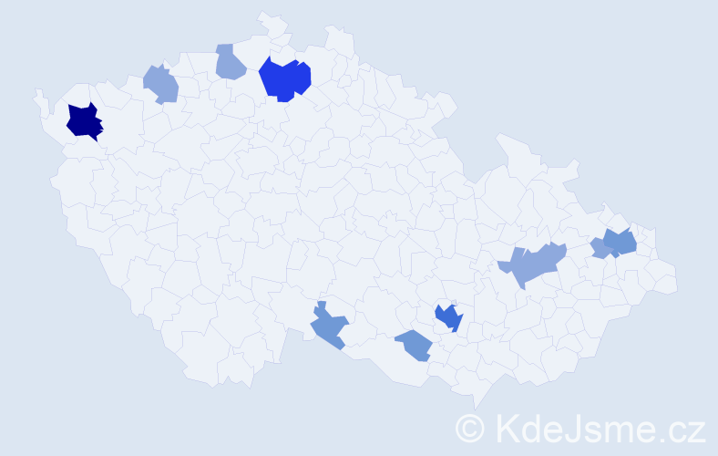Příjmení: 'Peschel', počet výskytů 34 v celé ČR