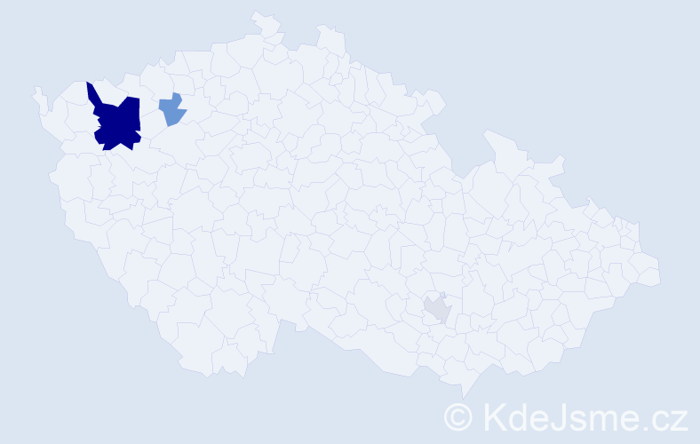 Příjmení: 'Dragušincová', počet výskytů 10 v celé ČR