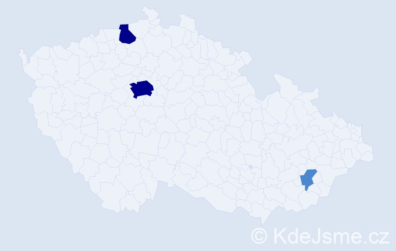 Příjmení: 'Kyriakou', počet výskytů 7 v celé ČR