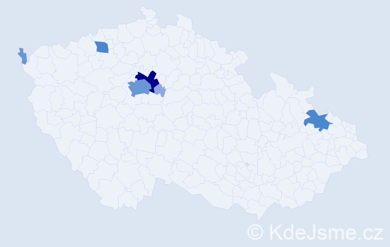Příjmení: 'Temrová', počet výskytů 31 v celé ČR