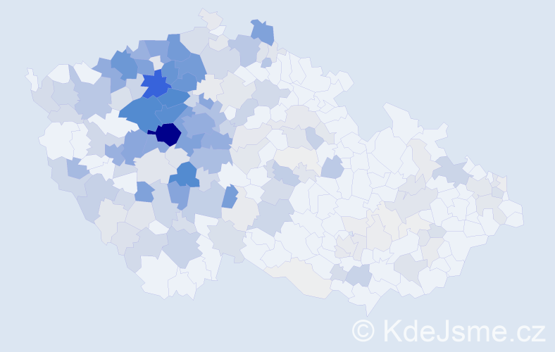Příjmení: 'Prošková', počet výskytů 1014 v celé ČR