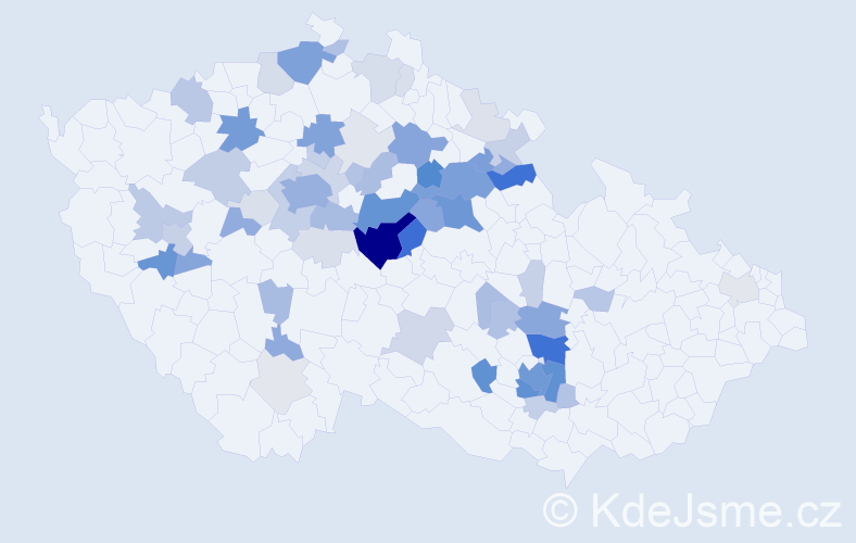 Příjmení: 'Černohlávková', počet výskytů 240 v celé ČR