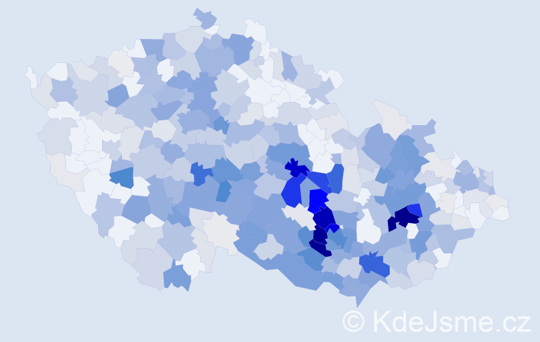 Příjmení: 'Brázda', počet výskytů 1540 v celé ČR