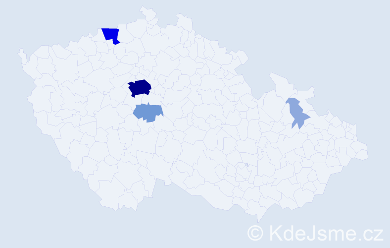 Příjmení: 'Zdvyhalová', počet výskytů 14 v celé ČR