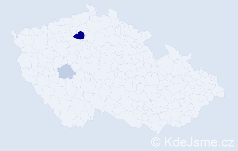 Příjmení: 'Dragoňová', počet výskytů 6 v celé ČR