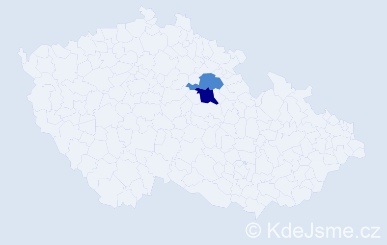 Příjmení: 'Rompot', počet výskytů 4 v celé ČR