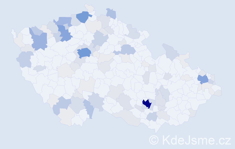 Příjmení: 'Filo', počet výskytů 412 v celé ČR