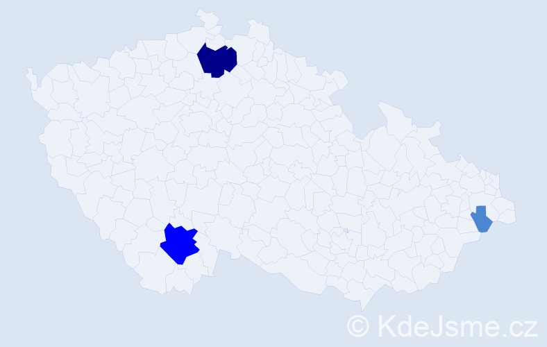 Příjmení: 'Kunášová', počet výskytů 11 v celé ČR