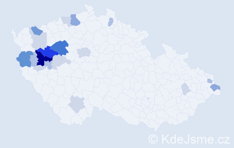 Příjmení: 'Netrhová', počet výskytů 66 v celé ČR