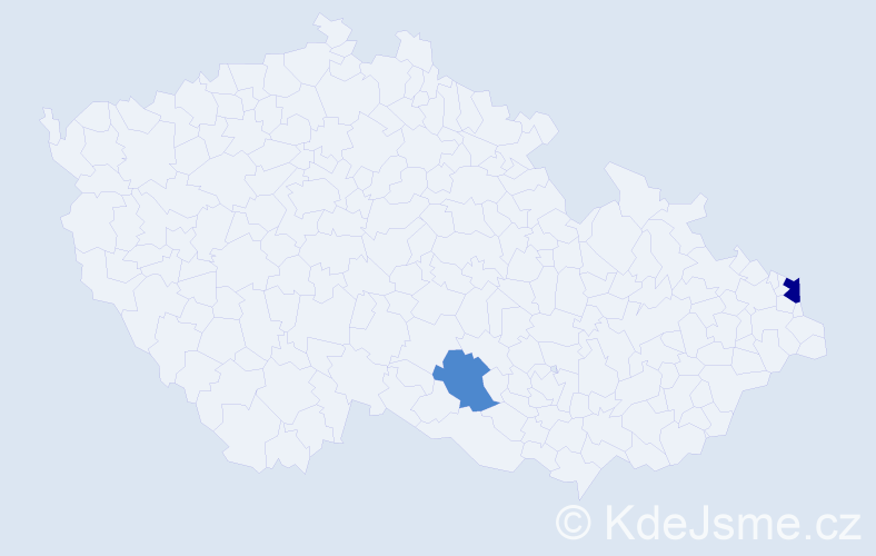 Příjmení: 'Krzeminski', počet výskytů 3 v celé ČR