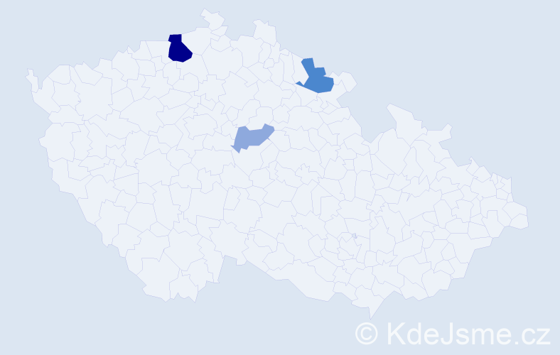 Příjmení: 'Solovovová', počet výskytů 8 v celé ČR
