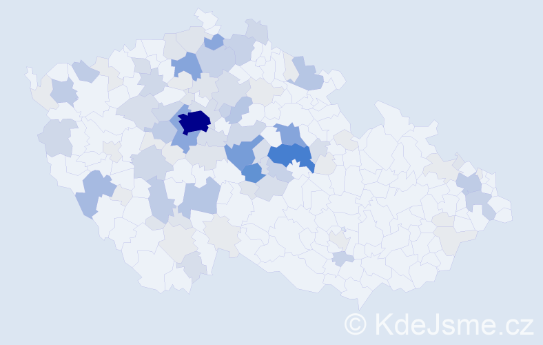 Příjmení: 'Petrus', počet výskytů 364 v celé ČR