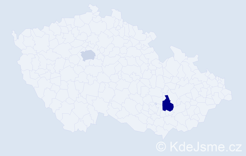 Příjmení: 'Iwamoto', počet výskytů 2 v celé ČR