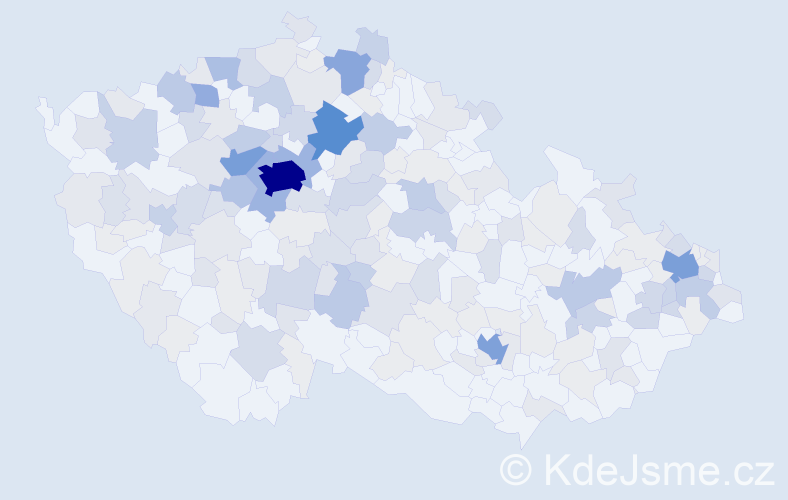 Příjmení: 'Keller', počet výskytů 687 v celé ČR