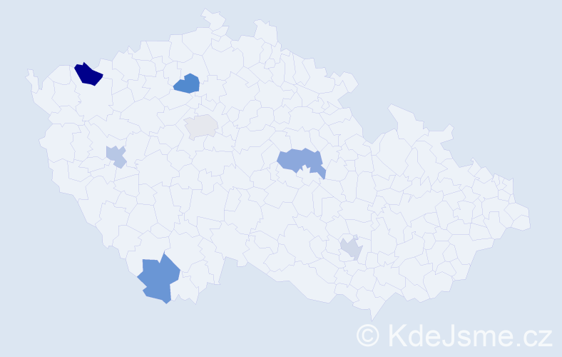 Příjmení: '"Le Quynh"', počet výskytů 8 v celé ČR